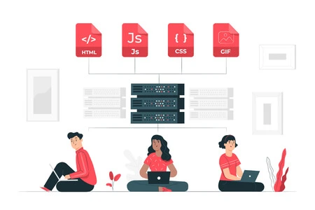 Static assets of web hosting servers