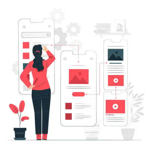 Mobile app design development